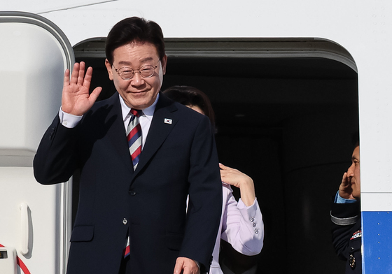 이재명 대통령, 독일 프랑크푸르트 도착