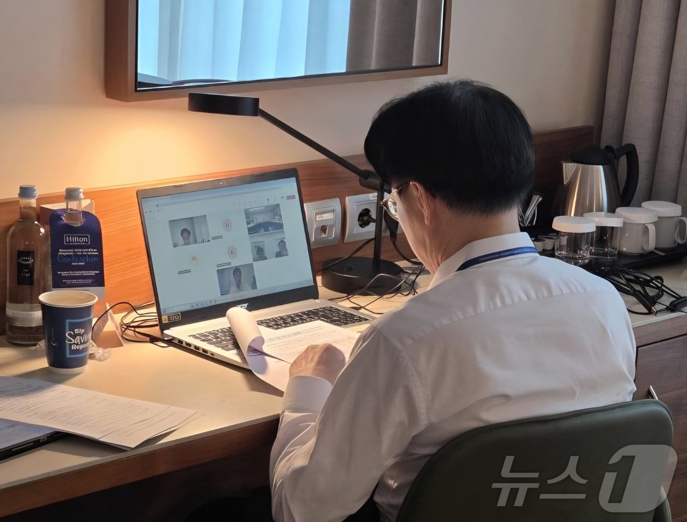 (서울=뉴스1) 김진환 기자 = 김정관 산업통상부 장관이 2일(현지시간) 독일 프랑크푸르트 현지에서 중동 지역 긴장 심화, 주요 해상운송로의 불확실성 지속 등에 따른 석유, 가스, …