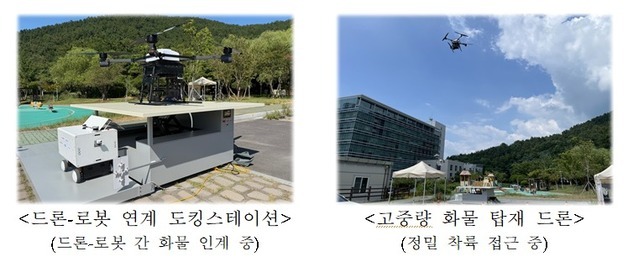 드론이 나르고 로봇이 문앞까지…40㎏ 화물 배송 상용화 채비