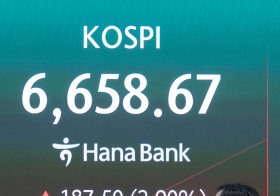 코스피, 6600선 회복