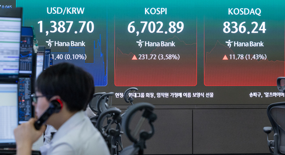 1400원 무너지자 달러 매도 가속…환율 1380원대로 하락