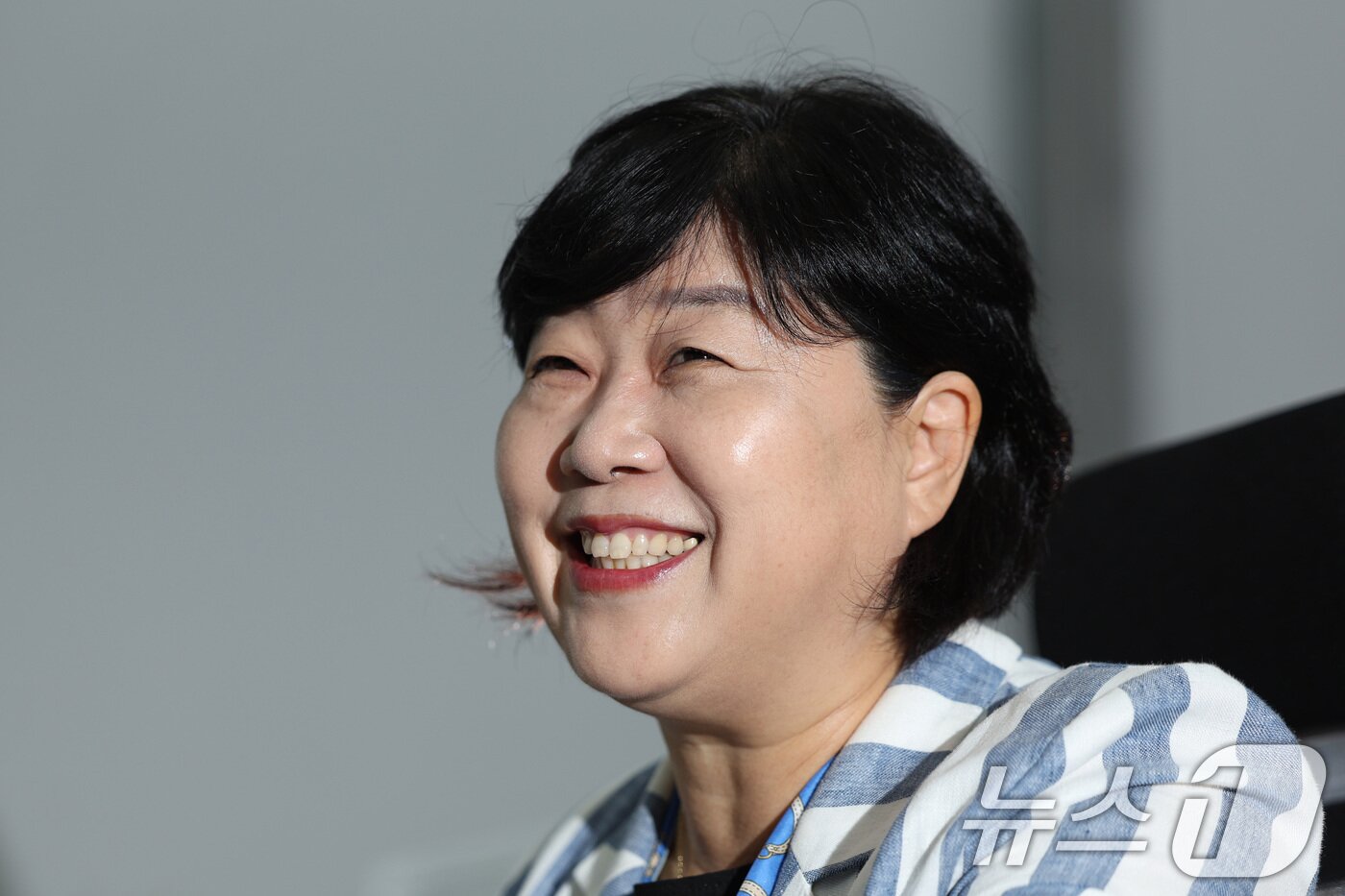 본문 이미지 - 서영교 법제사법위원장이 20일 서울 여의도 국회에서 뉴스1과 인터뷰를 하고 있다. 2026.8.20 ⓒ 뉴스1 신웅수 기자