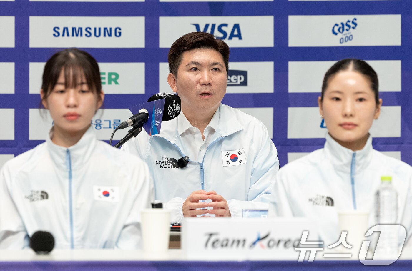 본문 이미지 - 유승민 대한체육회 회장이 20일 충북 진천선수촌에서 열린 2026 아이치·나고야하계아시아경기대회 D-30 미디어데이 대한민국선수단 기자회견에 참석해 인사말을 하고 있다. 2026.8.20 ⓒ 뉴스1 안은나 기자