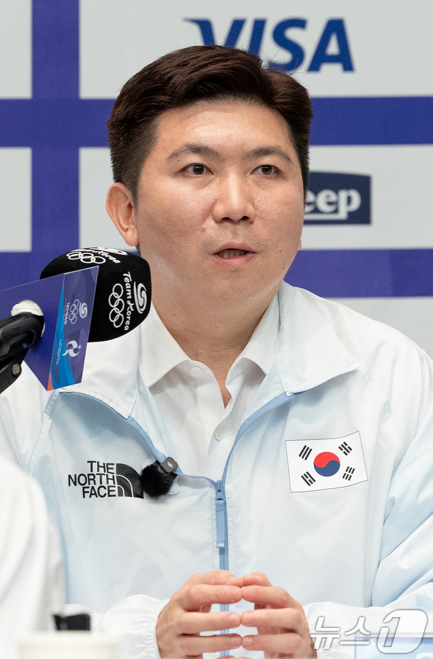(진천=뉴스1) 안은나 기자 = 유승민 대한체육회 회장이 20일 충북 진천선수촌에서 열린 2026 아이치·나고야하계아시아경기대회 D-30 미디어데이 대한민국선수단 기자회견에 참석해 …