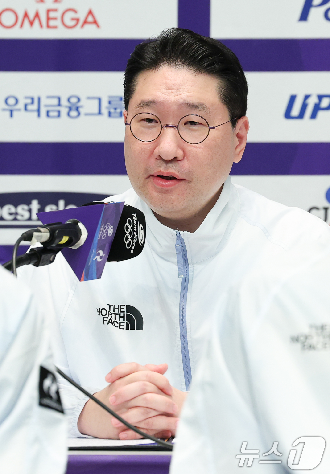 (진천=뉴스1) 안은나 기자 = 이상현 선수단장이 20일 충북 진천선수촌에서 열린 2026 아이치·나고야하계아시아경기대회 D-30 미디어데이 대한민국선수단 기자회견에 참석해 인사말 …