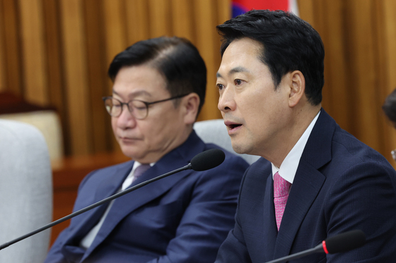 인사말하는 장동혁 대표