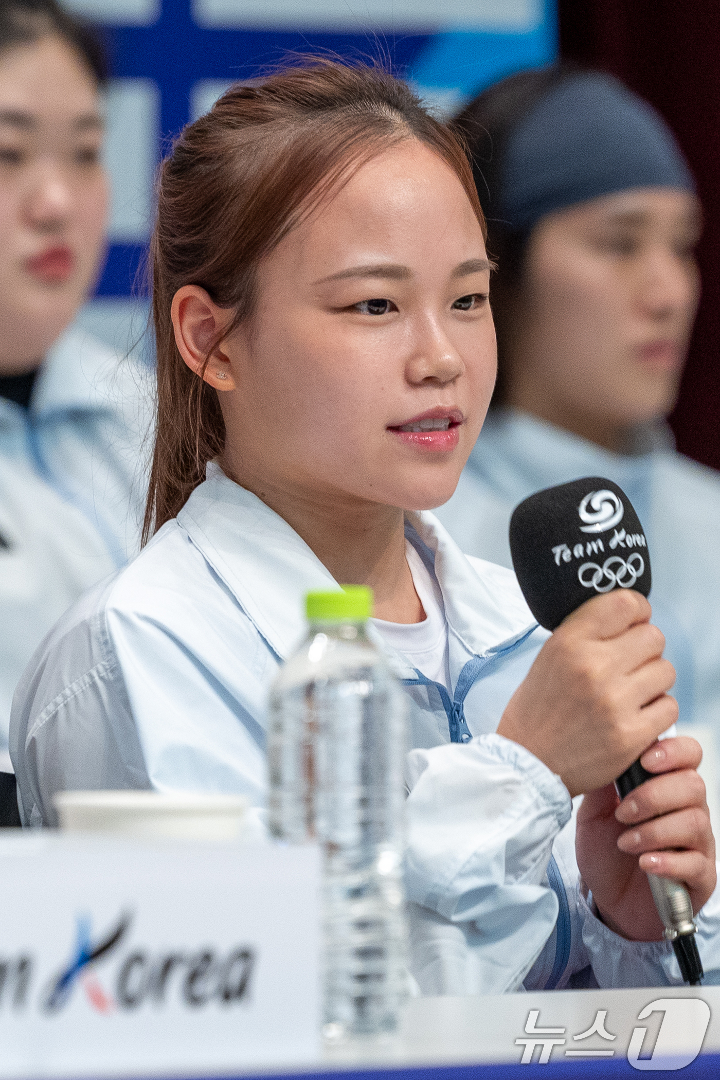 (진천=뉴스1) 안은나 기자 = 체조 국가대표 여서정이 20일 충북 진천선수촌에서 열린 2026 아이치·나고야하계아시아경기대회 D-30 미디어데이 대한민국선수단 기자회견에 참석해 …