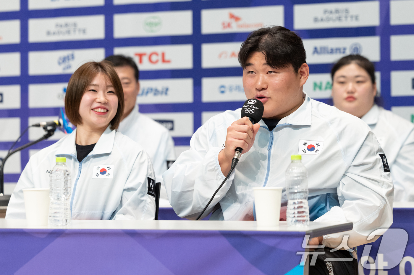(진천=뉴스1) 안은나 기자 = 유도 국가대표 김민종이 20일 충북 진천선수촌에서 열린 2026 아이치·나고야하계아시아경기대회 D-30 미디어데이 대한민국선수단 기자회견에 참석해 …