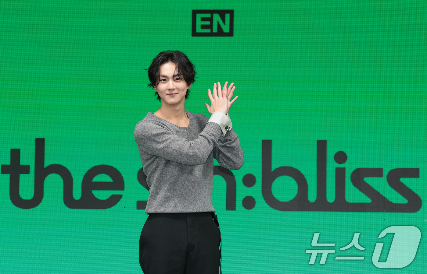 (서울=뉴스1) 권현진 기자 = 그룹 엔하이픈(ENHYPEN)의 정원이 20일 오후 서울 용산구 몬드리안 서울 이태원에서 열린 미니 8집 ‘더 신 : 블리스(THE SIN : BL …
