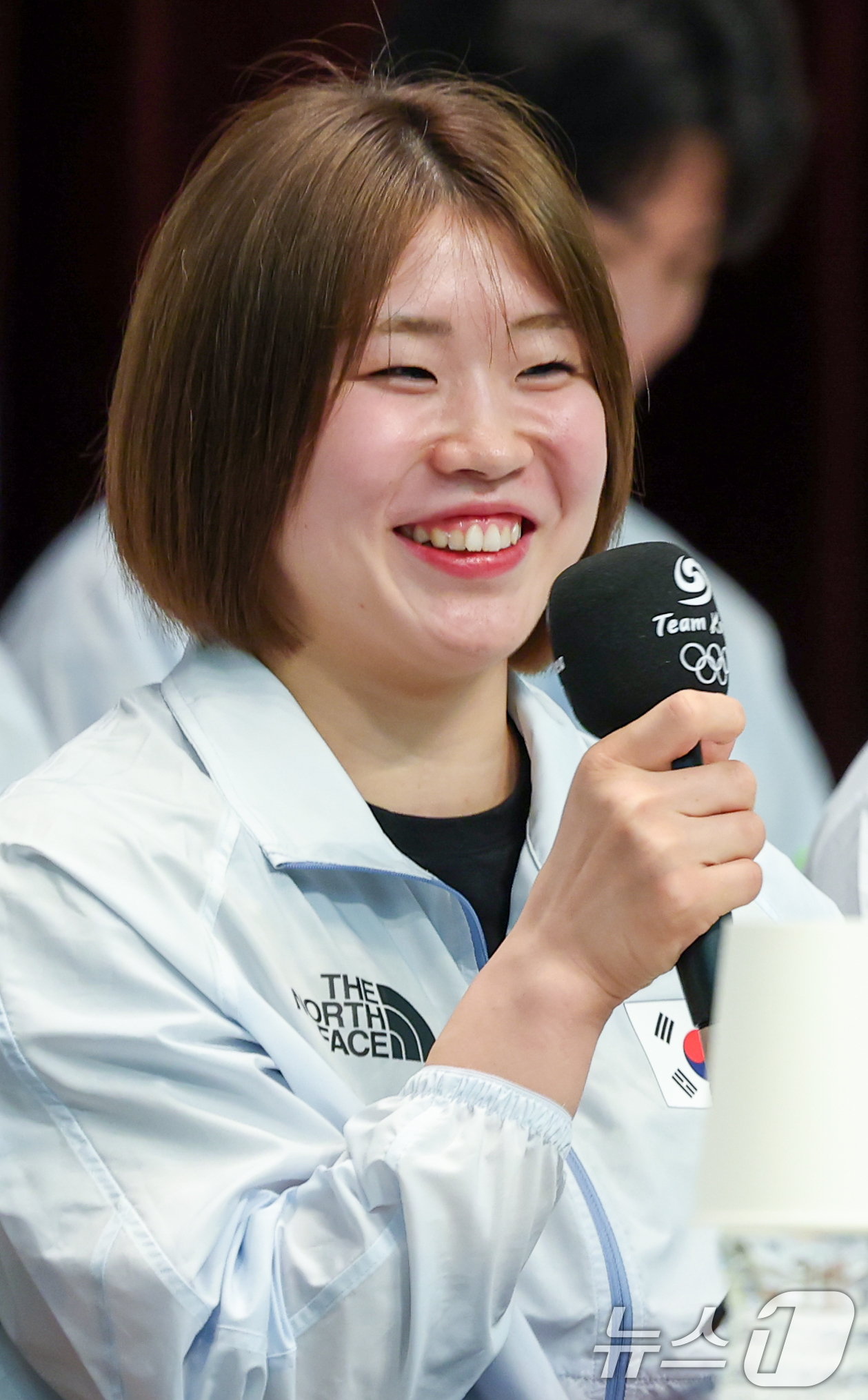 (진천=뉴스1) 안은나 기자 = 유도 국가대표 허미미가 20일 충북 진천선수촌에서 열린 2026 아이치·나고야하계아시아경기대회 D-30 미디어데이 대한민국선수단 기자회견에 참석해 …