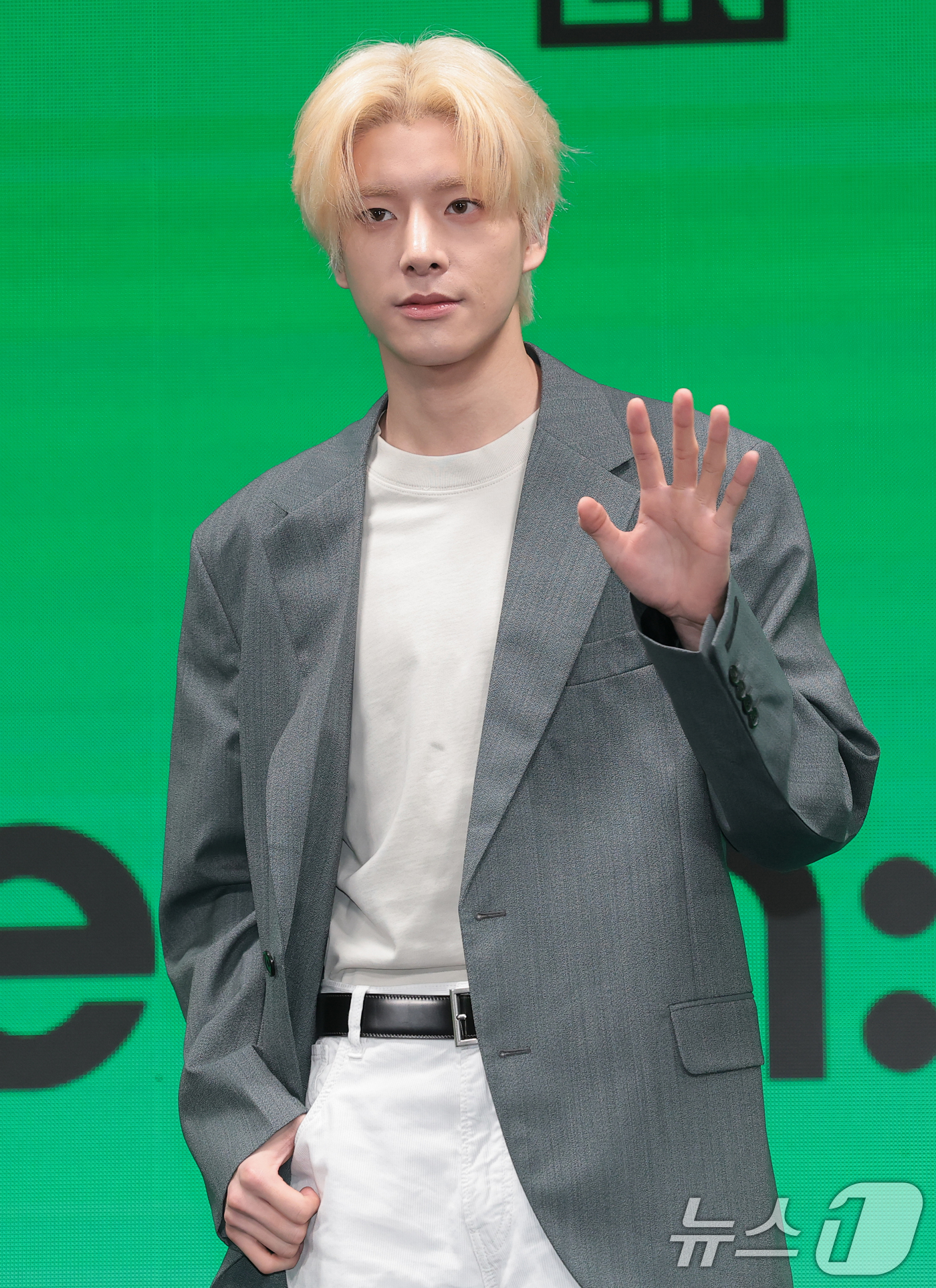 (서울=뉴스1) 권현진 기자 = 그룹 엔하이픈(ENHYPEN)의 제이크가 20일 오후 서울 용산구 몬드리안 서울 이태원에서 열린 미니 8집 ‘더 신 : 블리스(THE SIN : B …