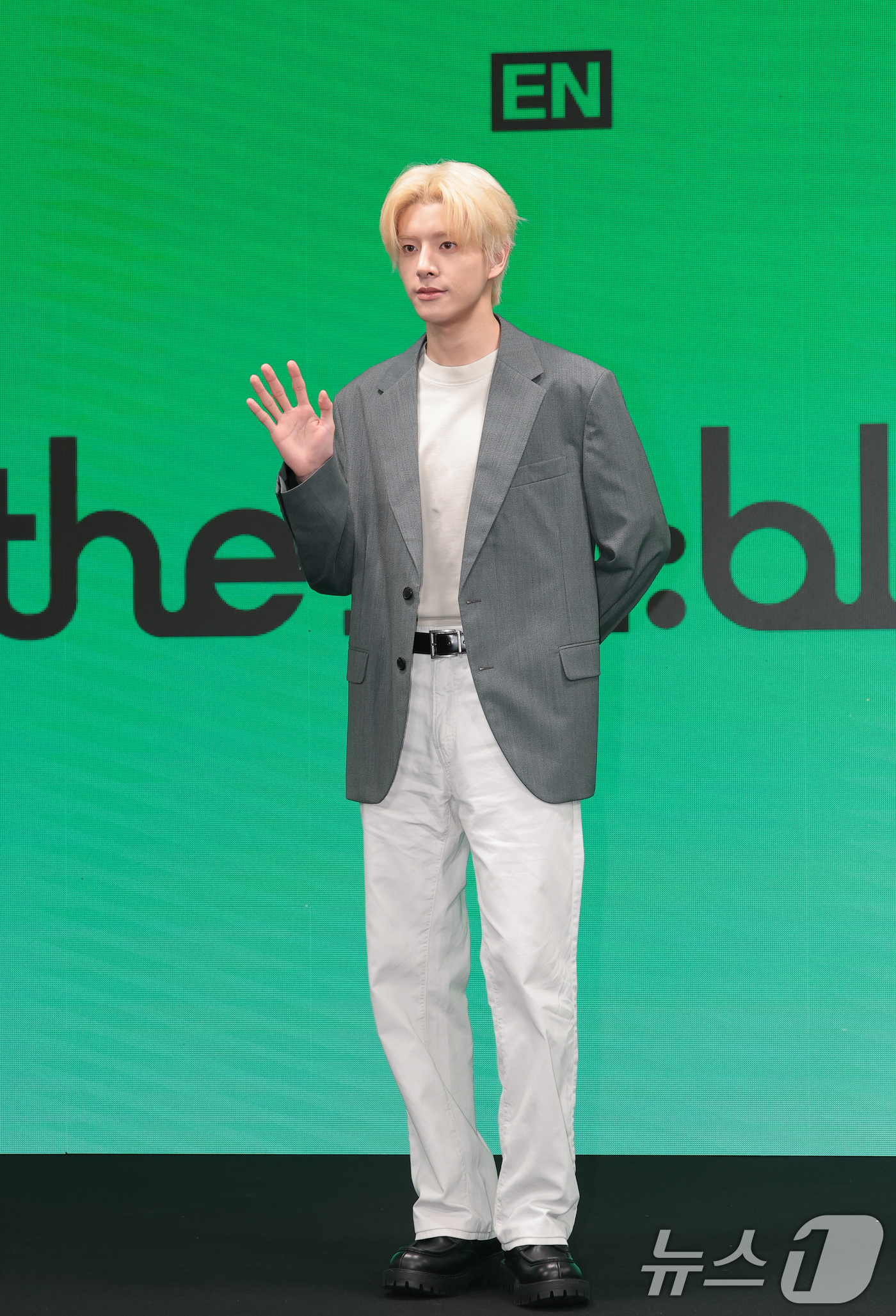 (서울=뉴스1) 권현진 기자 = 그룹 엔하이픈(ENHYPEN)의 제이크가 20일 오후 서울 용산구 몬드리안 서울 이태원에서 열린 미니 8집 ‘더 신 : 블리스(THE SIN : B …