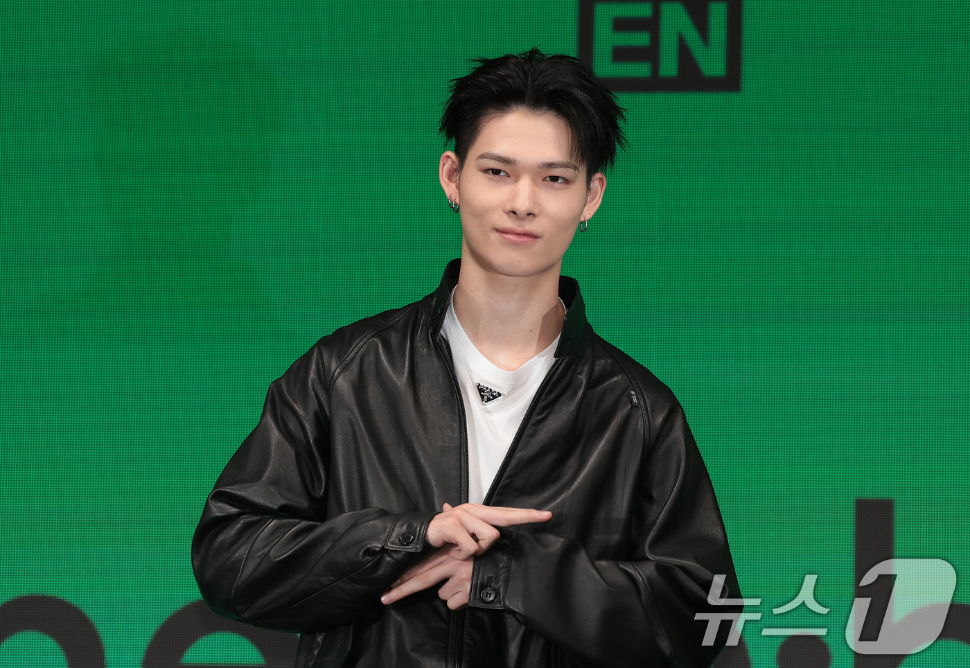 (서울=뉴스1) 권현진 기자 = 그룹 엔하이픈(ENHYPEN)의 니키가 20일 오후 서울 용산구 몬드리안 서울 이태원에서 열린 미니 8집 ‘더 신 : 블리스(THE SIN : BL …