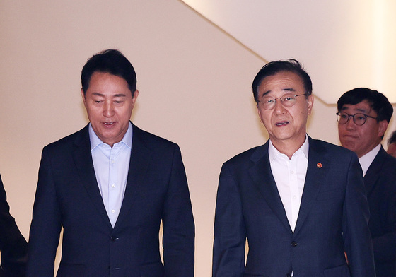 김윤덕·오세훈 용산공원 주택공급 회동 '빈손'
