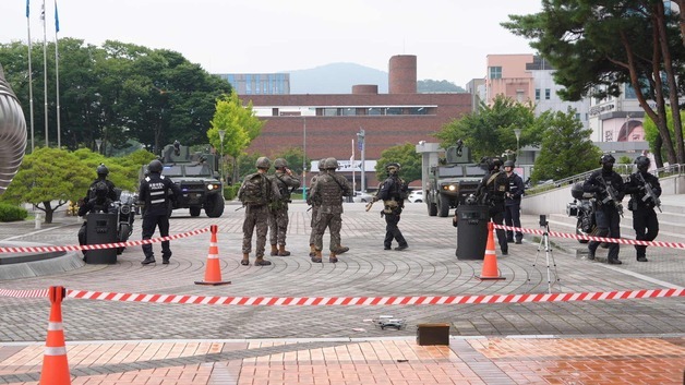 춘천시, 관계기관과 국가중요시설 드론 테러 대응 합동 훈련