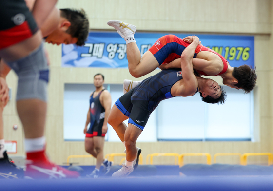 레슬링 '이번엔 꼭 메달 딴다'