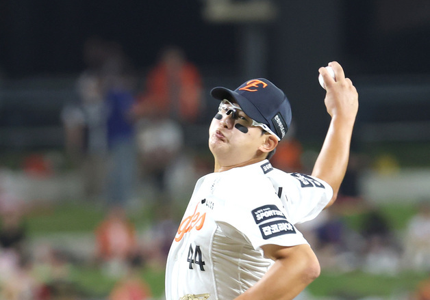 1군 복귀 투구하는 김서현