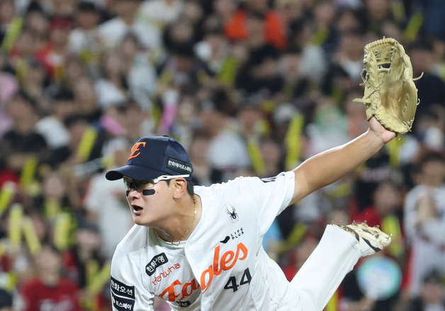 1군 복귀 투구하는 김서현