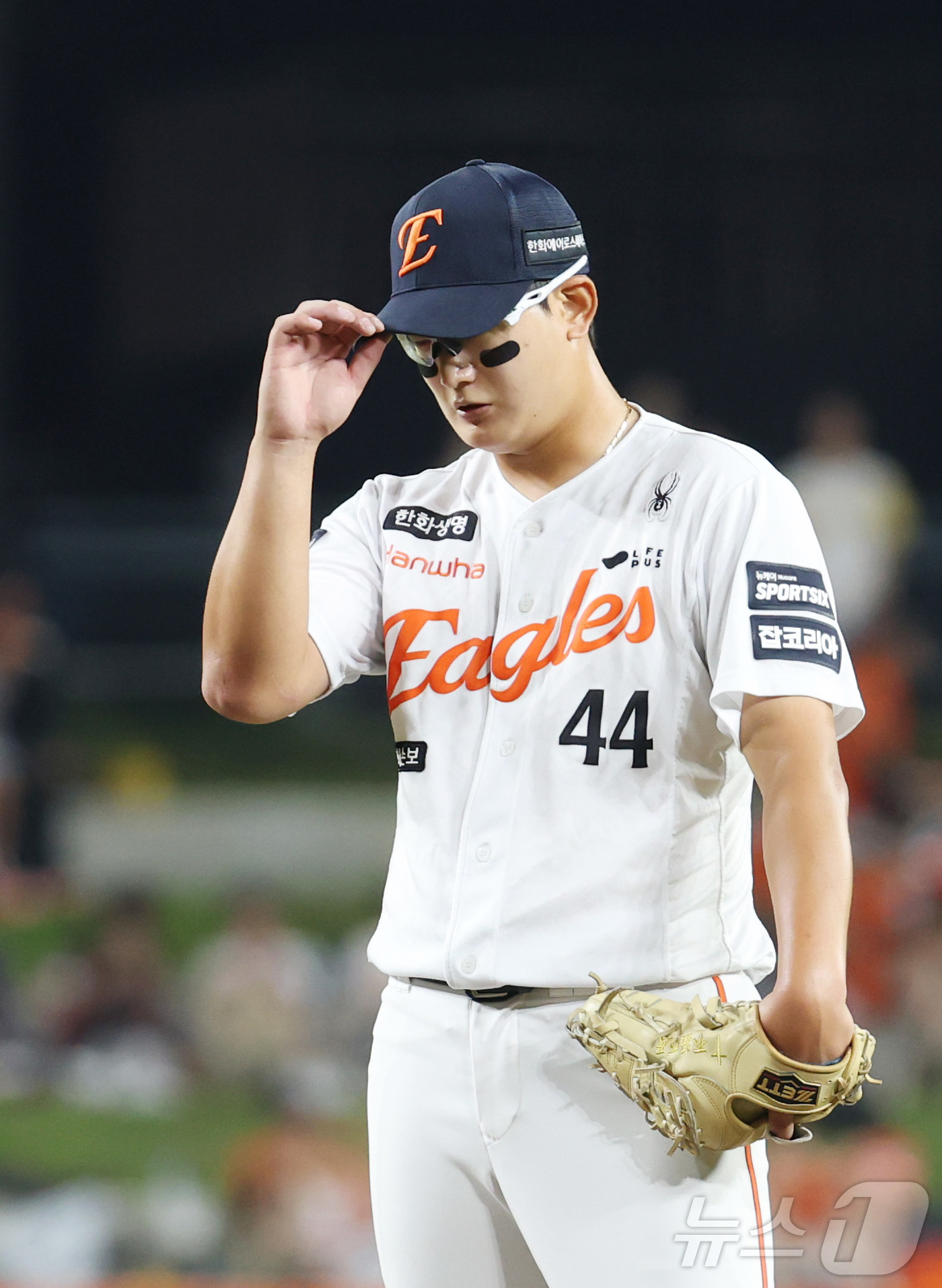 (대전=뉴스1) 김기남 기자 = 20일 대전 한화생명볼파크에서 열린 2026 신한 SOL KBO리그 기아 타이거즈와 한화 이글스의 경기에서 한화 김서현이 투구 준비를 하고 있다. …