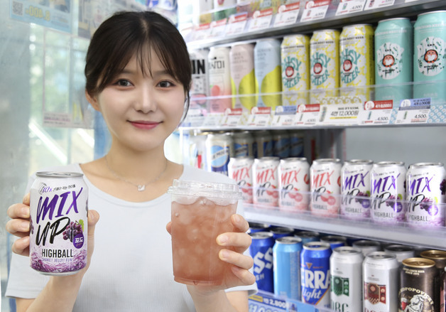 GS25, 흔들어 마시는 '워터젤리 하이볼' 출시…3.5도 저도수