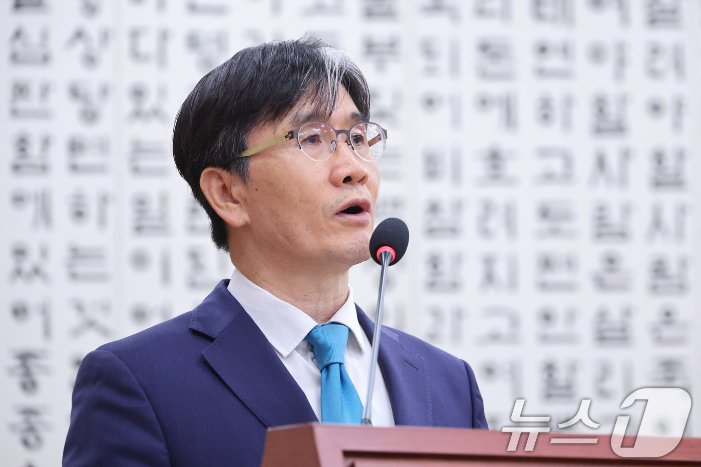 (서울=뉴스1) 신웅수 기자 = 오동운 공수처장이 21일 서울 여의도 국회에서 열린 법제사법위원회 전체회의에서 업무 보고를 하고 있다. 2026.8.21/뉴스1