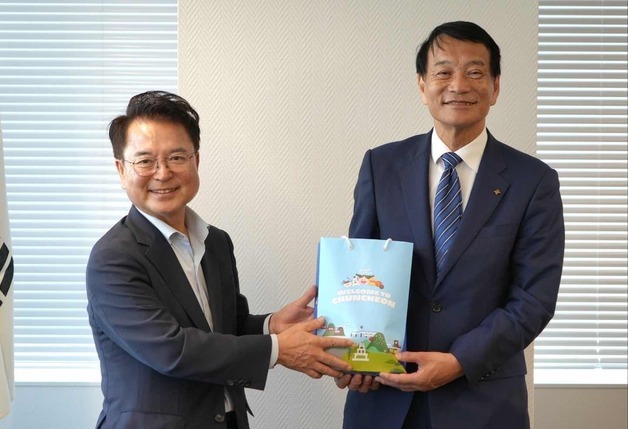 육동한 춘천시장, 이케다 호후시장 면담…자매도시 관계 한층 강화