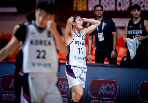 U18 농구 대표팀, 아시아컵 최종전서 뉴질랜드에 석패…최종 4위
