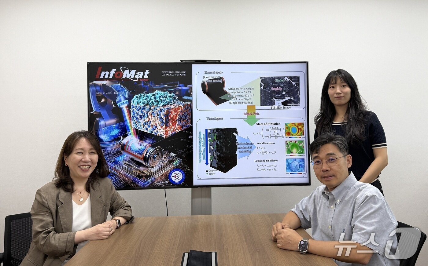 본문 이미지 - (오른쪽 아래부터 시계방향으로)KAIST 기계공학과 이강택 교수, 신소재 공학과 조은애교수, 기계공학과 강예진 박사과정(KAIST 제공) /뉴스1