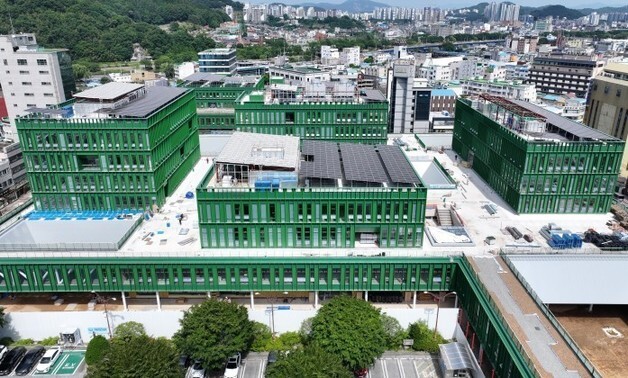순천시 신청사 10월 중 순차 입주…공정 막바지