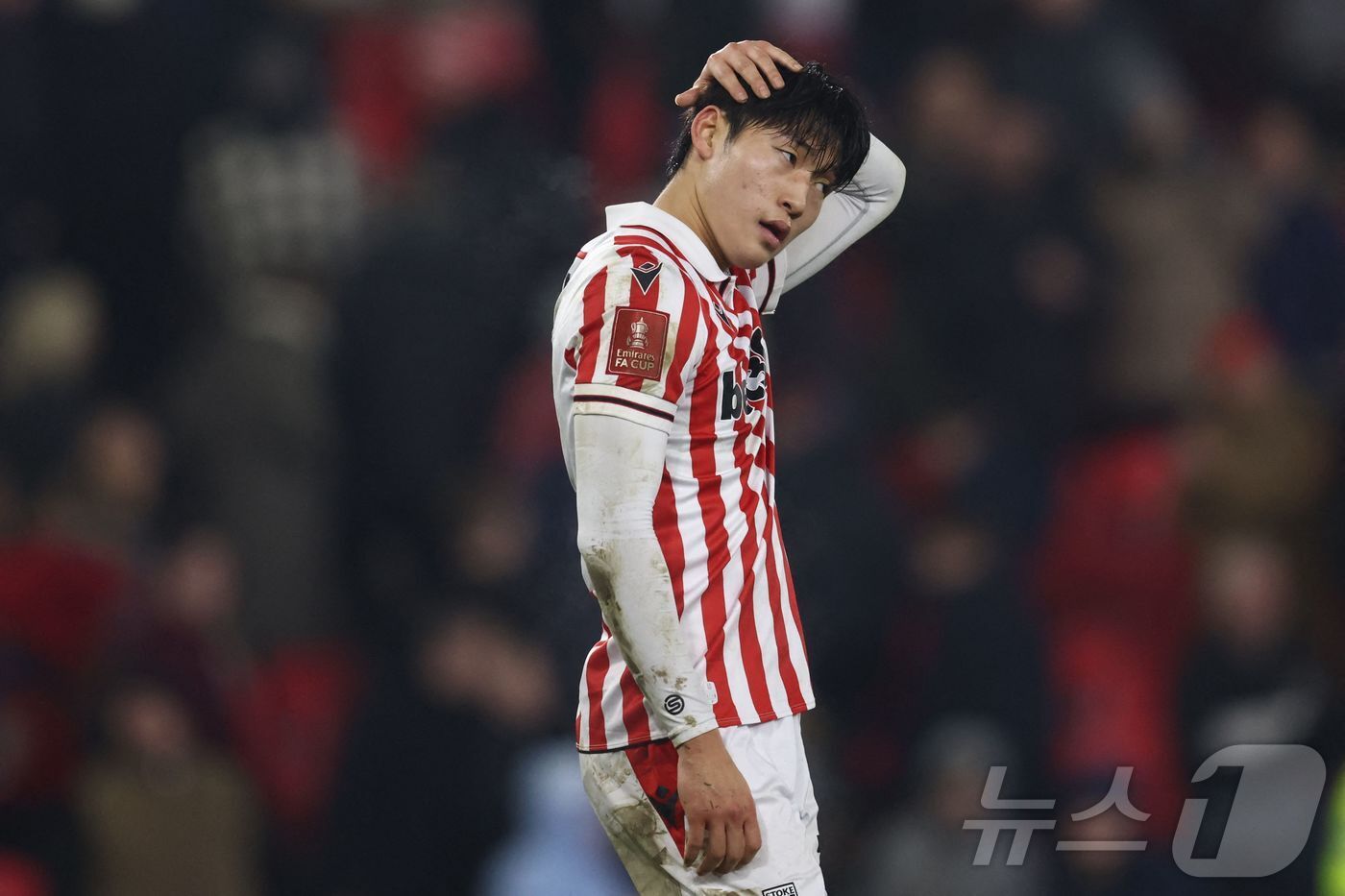 본문 이미지 - 챔피언십 스토크의 배준호 ⓒ AFP=뉴스1