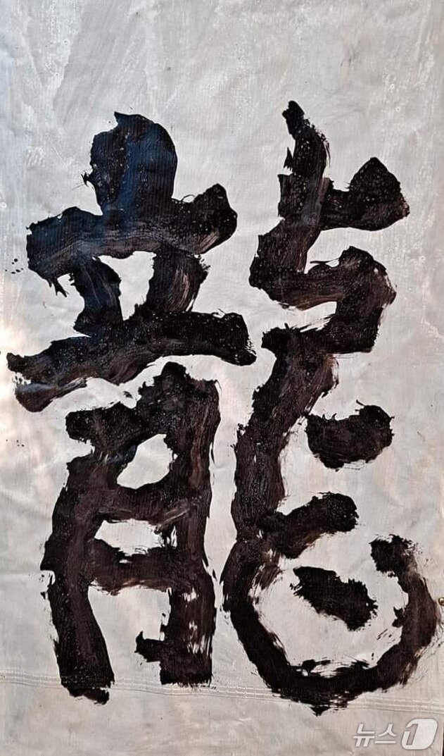 본문 이미지 - 서예로 보는 용.(서예가 김동욱 씨 제공, 재판매 및 DB금지) 2026.8.24/뉴스1  