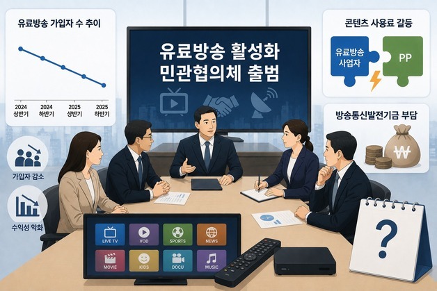 가입자 줄어드는 유료방송…정부·업계 '활성화 해법' 찾는다
