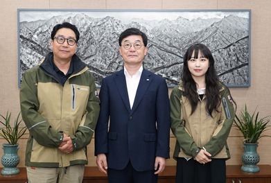 유튜버 '야생민짜' '일상이여행', 국립공원 홍보대사 됐다
