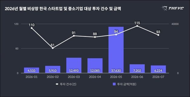 6월부터 '메가딜' 멈췄다…꺾인 투자금에 AI·딥테크 후속투자 공백 우려