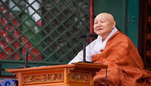 "무진법문 전할 수 있어야"…조계종 종정 하안거 해제 법어
