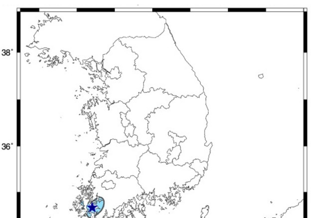 전남광주 해남 인근서 규모 2.5 지진…정지한 차 '흔들'