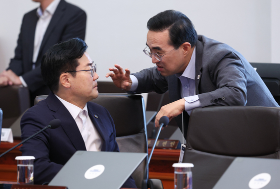대화하는 박홍근 장관·박찬대 시도지사협의회장
