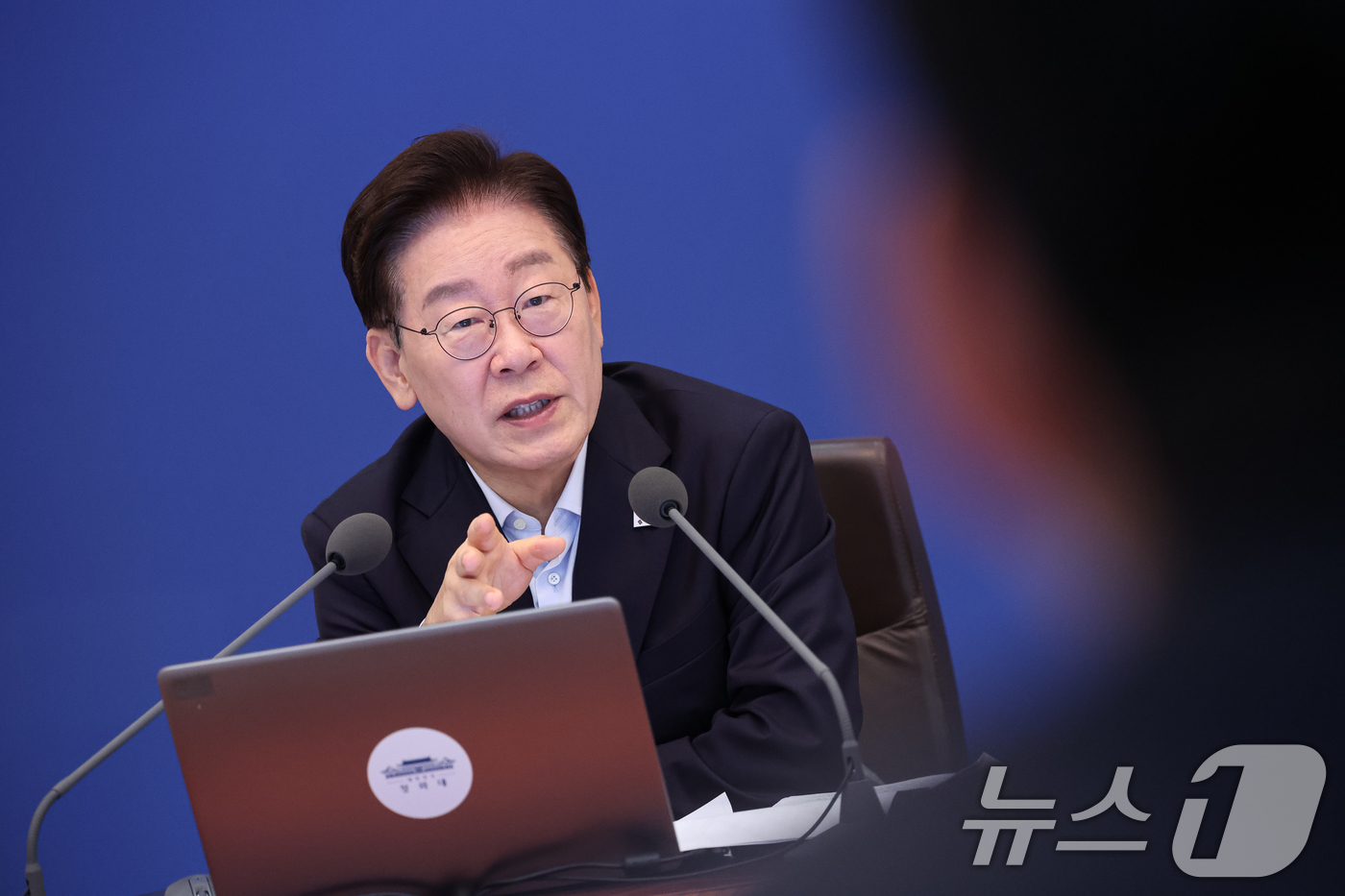 (서울=뉴스1) 허경 기자 = 이재명 대통령이 25일 청와대에서 열린 국무회의에서 발언을 하고 있다. 2026.8.25/뉴스1