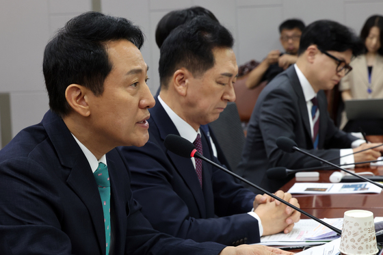 오세훈, 장동혁 겨냥 "뺄셈 아닌 덧셈 정치로 통합 이뤄내야"
