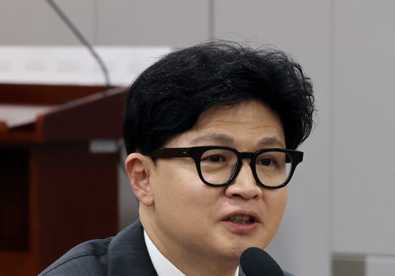 인사말하는 한동훈 무소속 의원