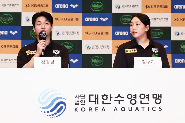 아시안게임 출전 소회 밝히는 다이빙 김영남-김수지
