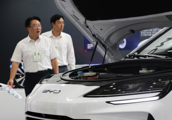 눈길 사로잡는 BYD 전기차