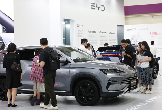 BYD 전기차 라인업 한자리에