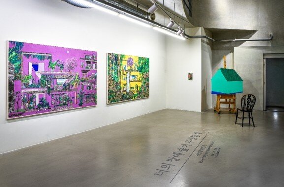 본문 이미지 - 권인경 '너의 방에 숲이 무성할 때' 展 전시 전경 (갤러리밈 제공)