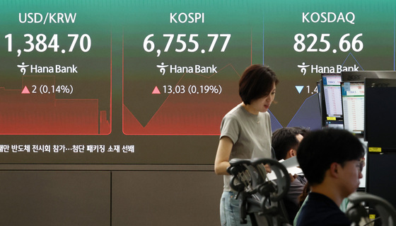 장 초반 상승 전환한 코스피