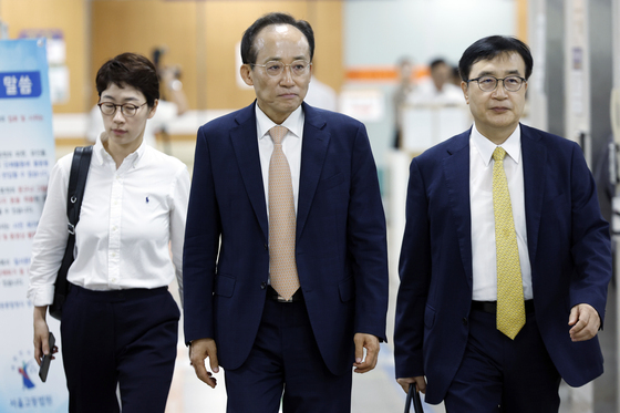 공판 출석하는 추경호 대구시장