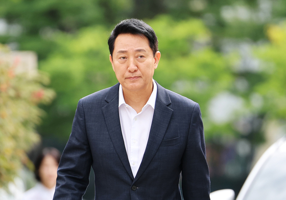 2차회동 참석하는 오세훈 서울시장