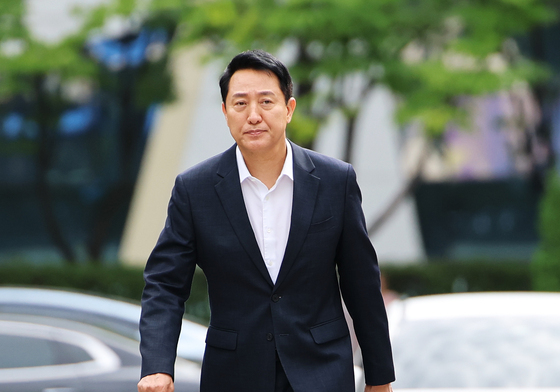 2차회동 참석하는 오세훈 서울시장