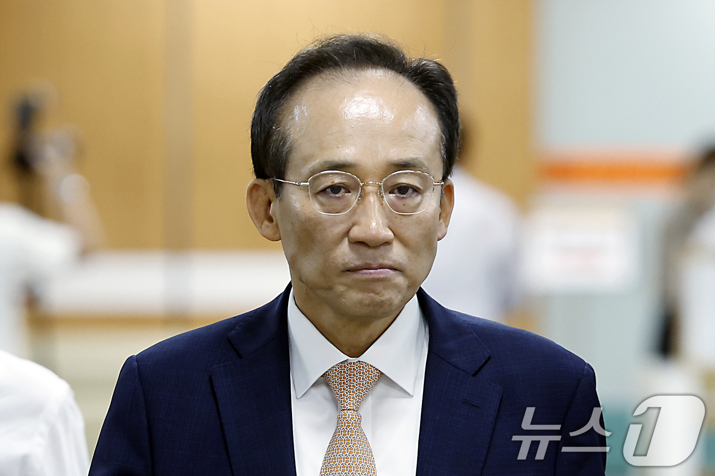 (서울=뉴스1) 박정호 기자 = 12·3 비상계엄 당시 국회의 계엄 해제 표결을 방해한 혐의를 받는 추경호 대구시장이 26일 서울 서초구 서울중앙지방법원에서 열린 내란중요임무종사 …