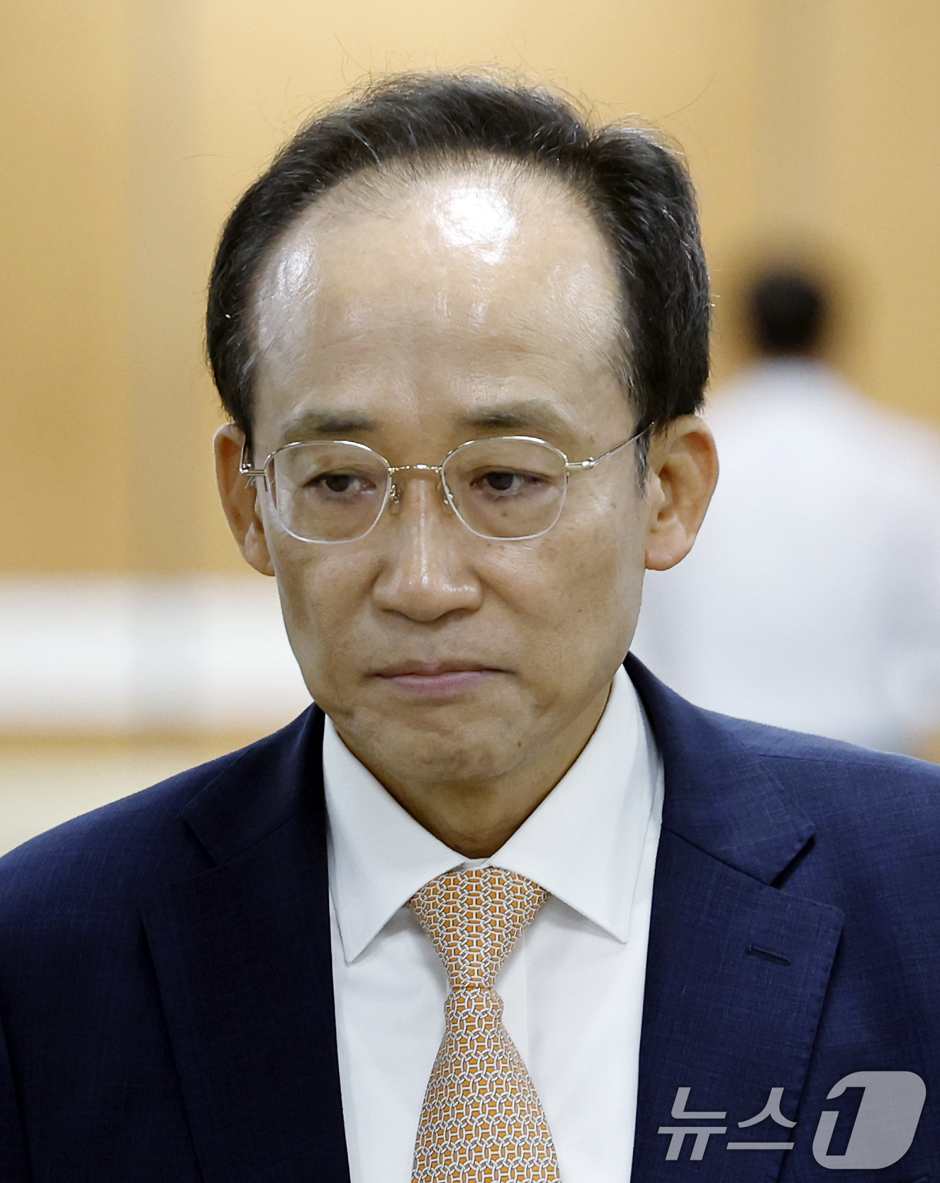 (서울=뉴스1) 박정호 기자 = 12·3 비상계엄 당시 국회의 계엄 해제 표결을 방해한 혐의를 받는 추경호 대구시장이 26일 서울 서초구 서울중앙지방법원에서 열린 내란중요임무종사 …